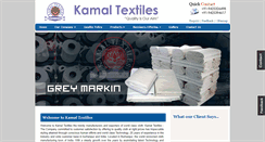 Desktop Screenshot of kamaltextile.com